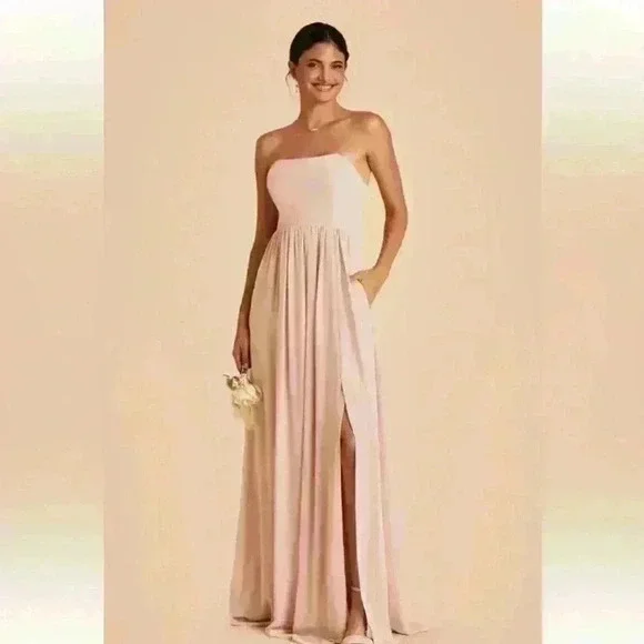 Birdy Grey August Convertible Dress Chiffon Dusty Rose XL NWT Bridesmaid Formal - Picture 2 of 4